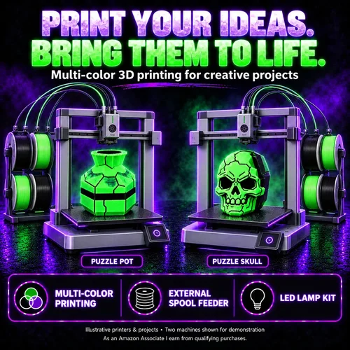 Bambu Lab A1 Combo + LED Kit