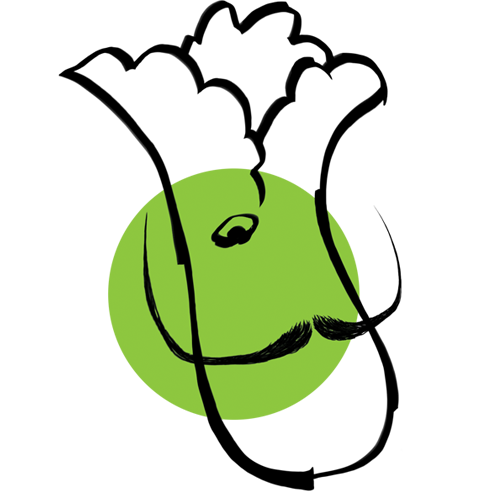 A green fitness or health-related icon with a circular design, possibly depicting a stylized fruit or health symbol.