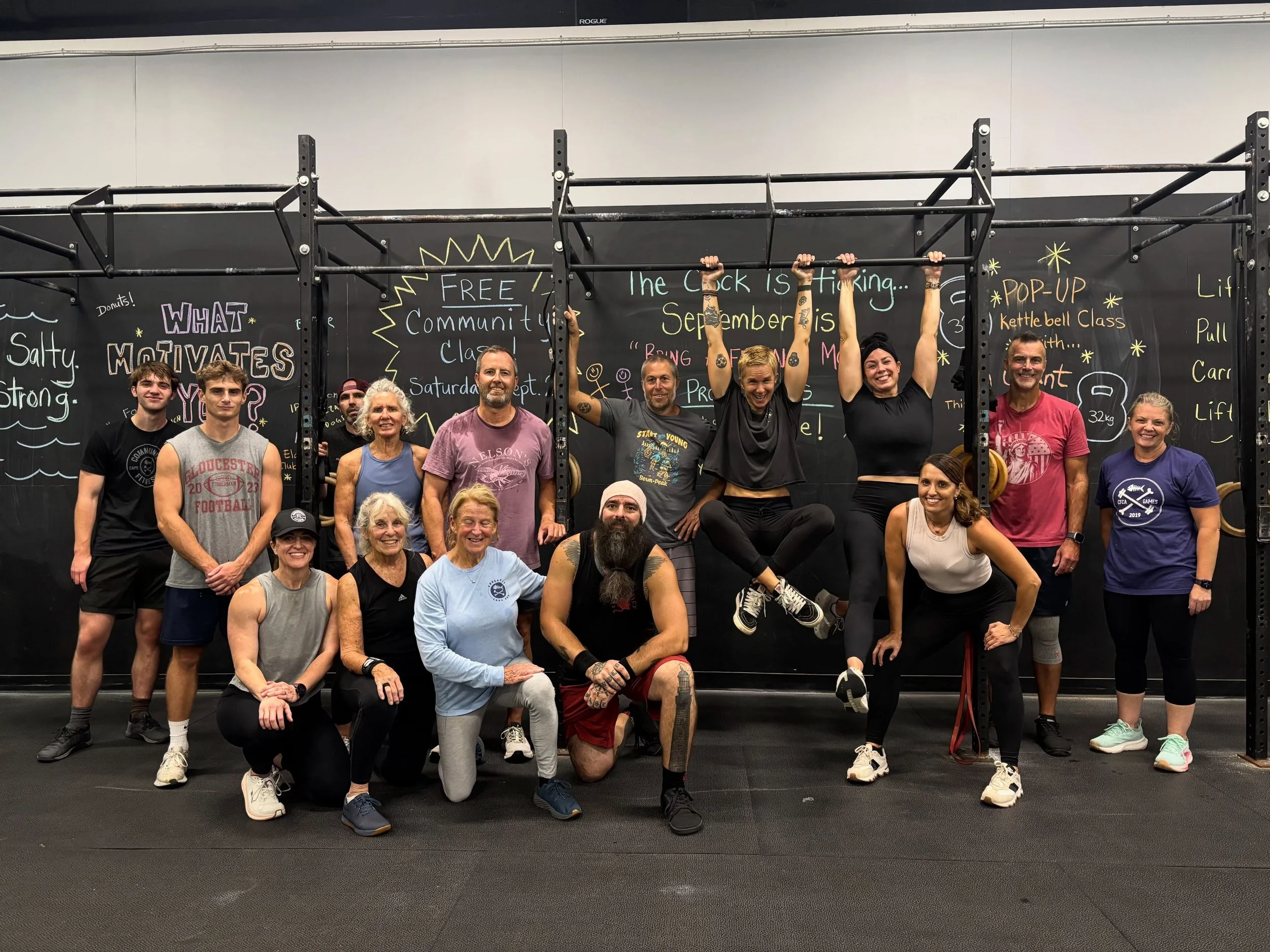 It was so great to welcome back @jonnycakels for his first ever pop-up class. Odd objects. Sandbags. You name it - we used it! Thanks for showing up and being part of the best community on Cape Ann. 

#cfca4life #fitness #capeann #community