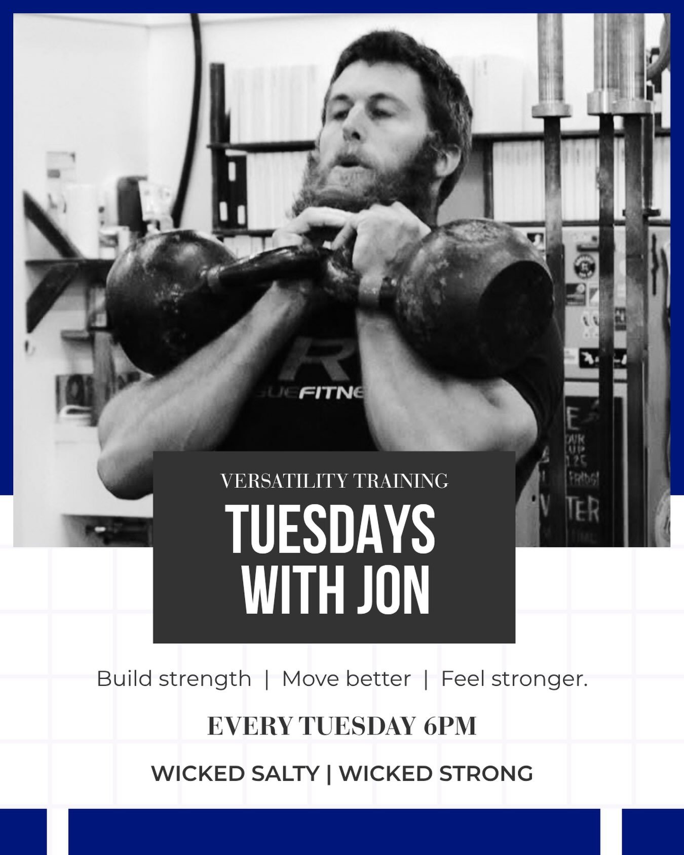 Tuesdays with Jon are here to stay! 💪

Versatility Training is officially a permanent part of the CFCA schedule, and we want to keep the momentum going.

Every Tuesday at 6PM, @jonnycakels brings a mix of kettlebells, odd objects, strength work and 