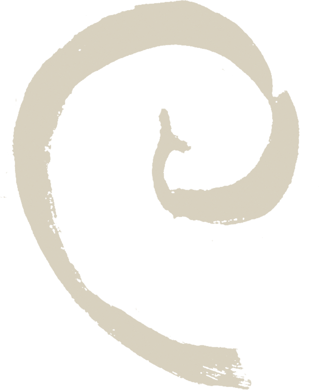 Beige spiral