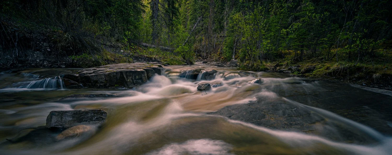 This is a small creek close to the Crescent falls.