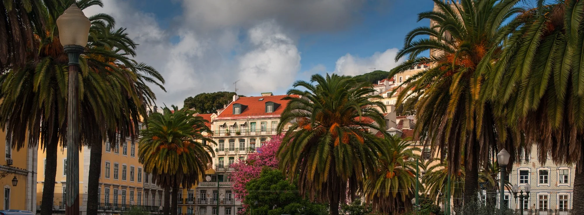 Walking the streets of Lisbon.