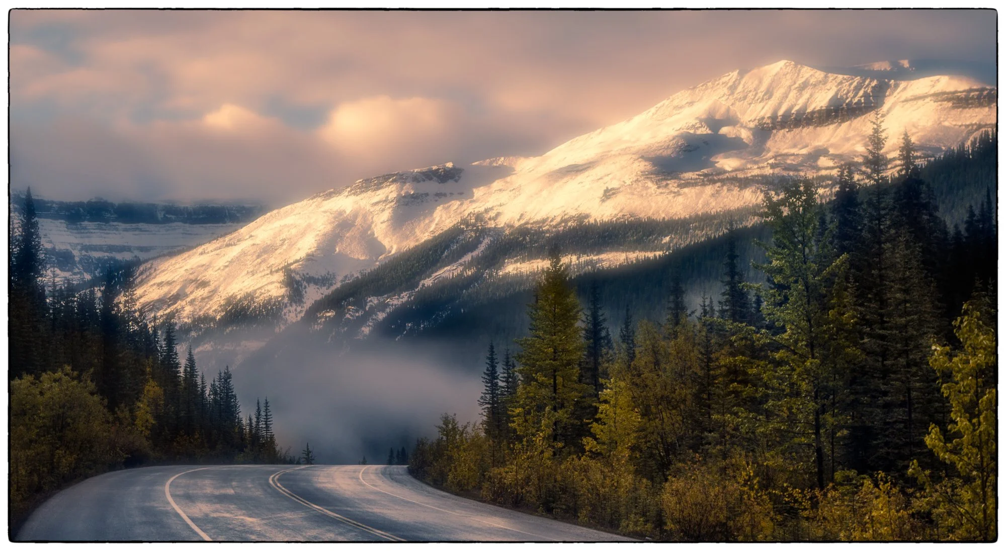 David Thompson Highway in September.