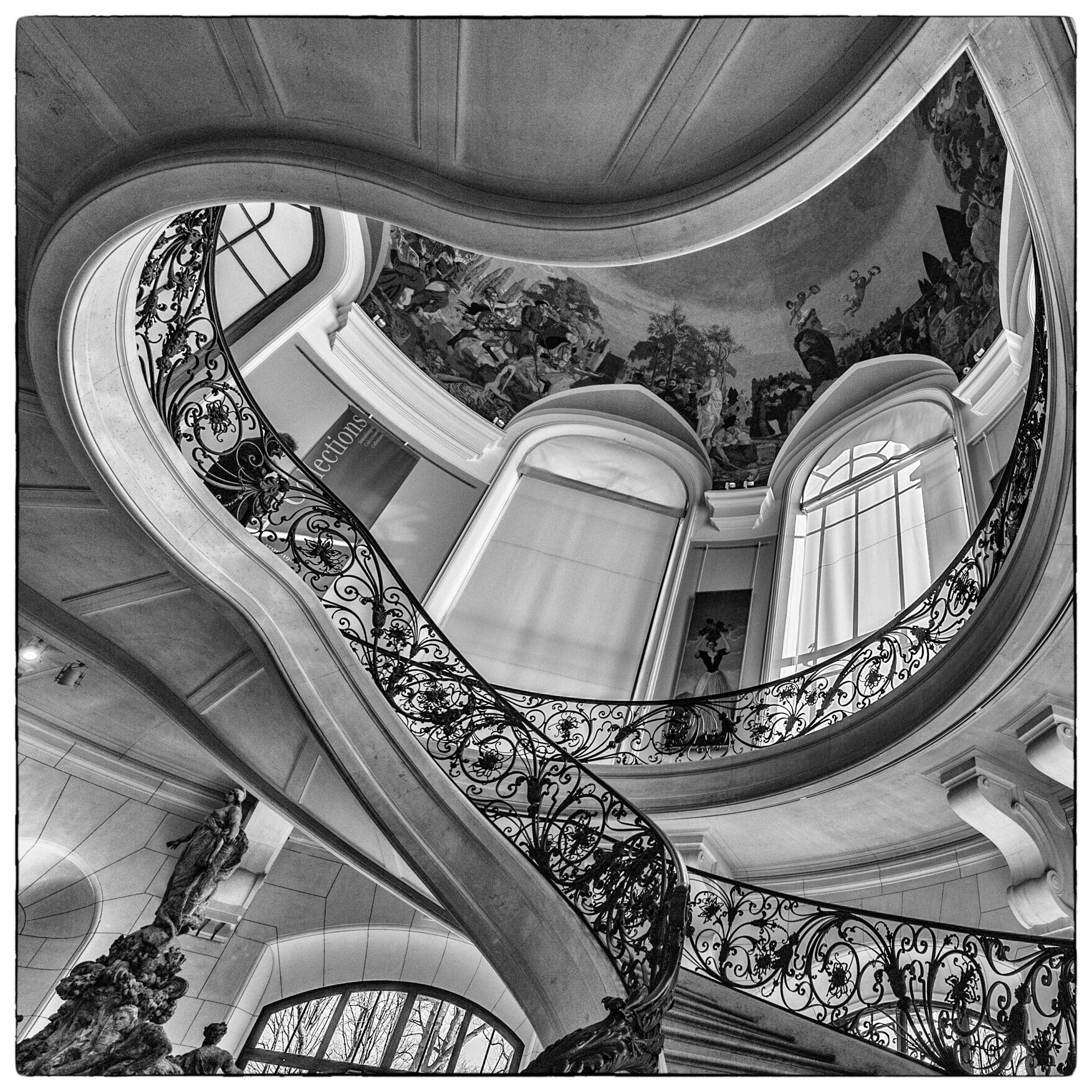 Petit palais, back stairs