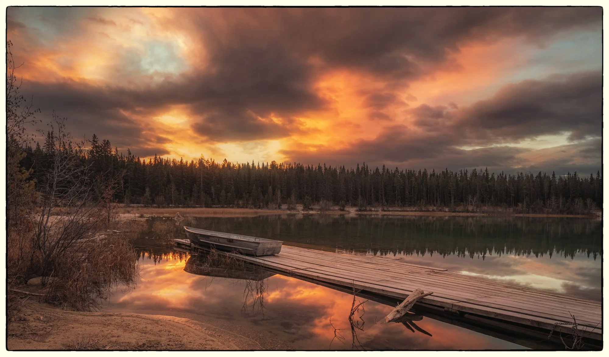 Patricia Lake. Sunrise.