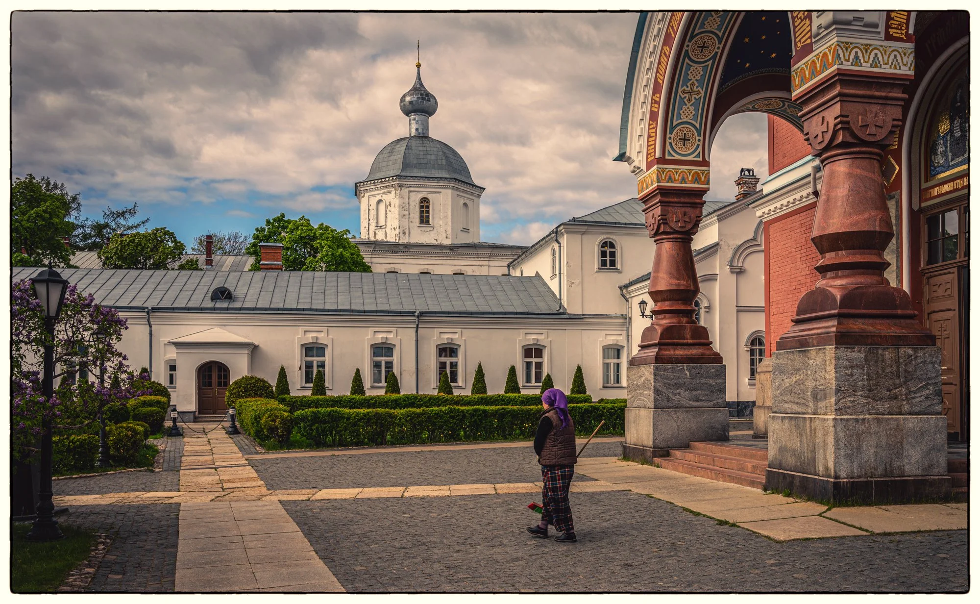 Valaam is an archipelago in the northern portion of Lake Ladoga . Monastery on the island.