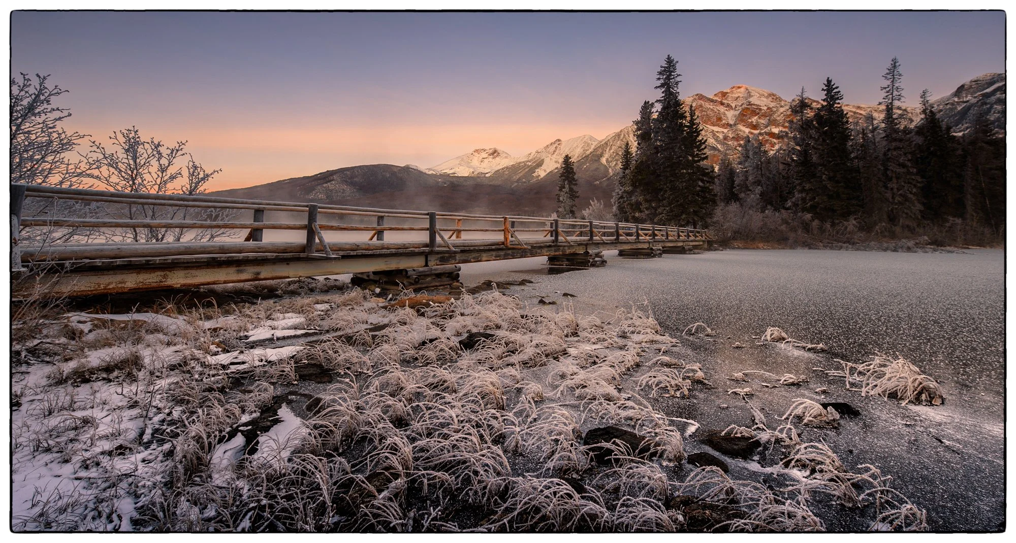 Pyramid Lake. Just before sunrise.