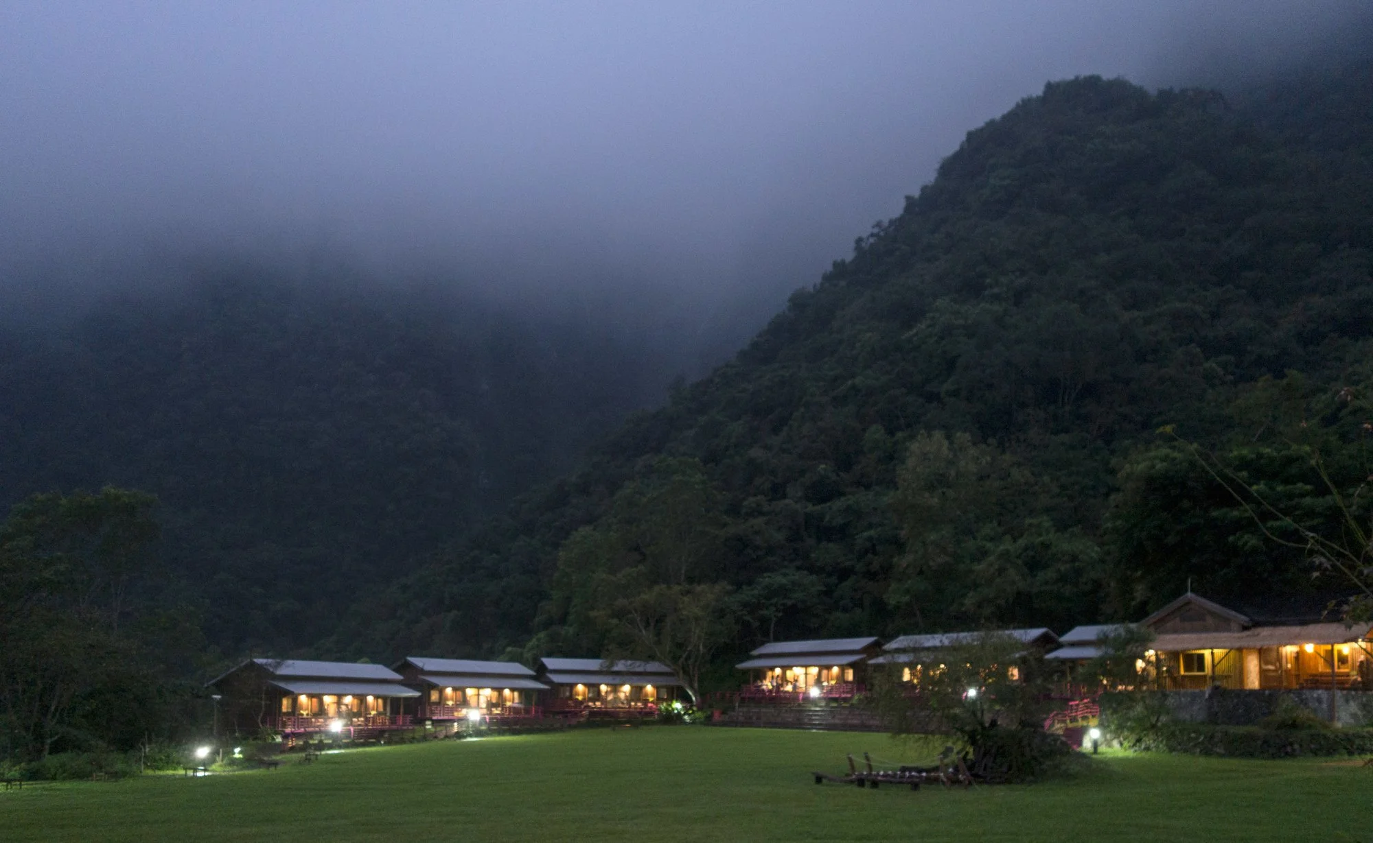 Taroko Village Hotel. The view from our patio.