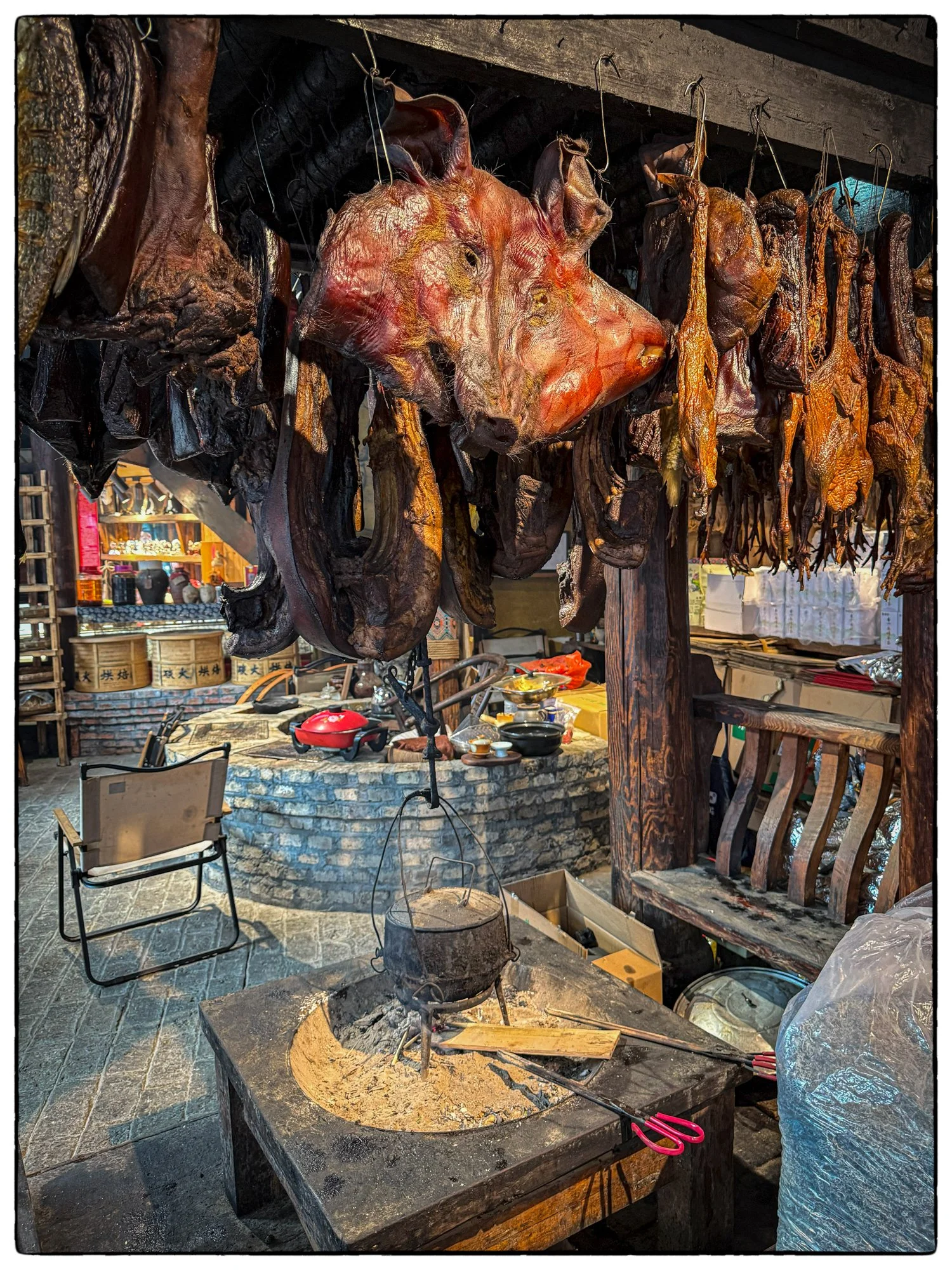 Checking out the stores in evening walk, after the tourist groups are gone.
