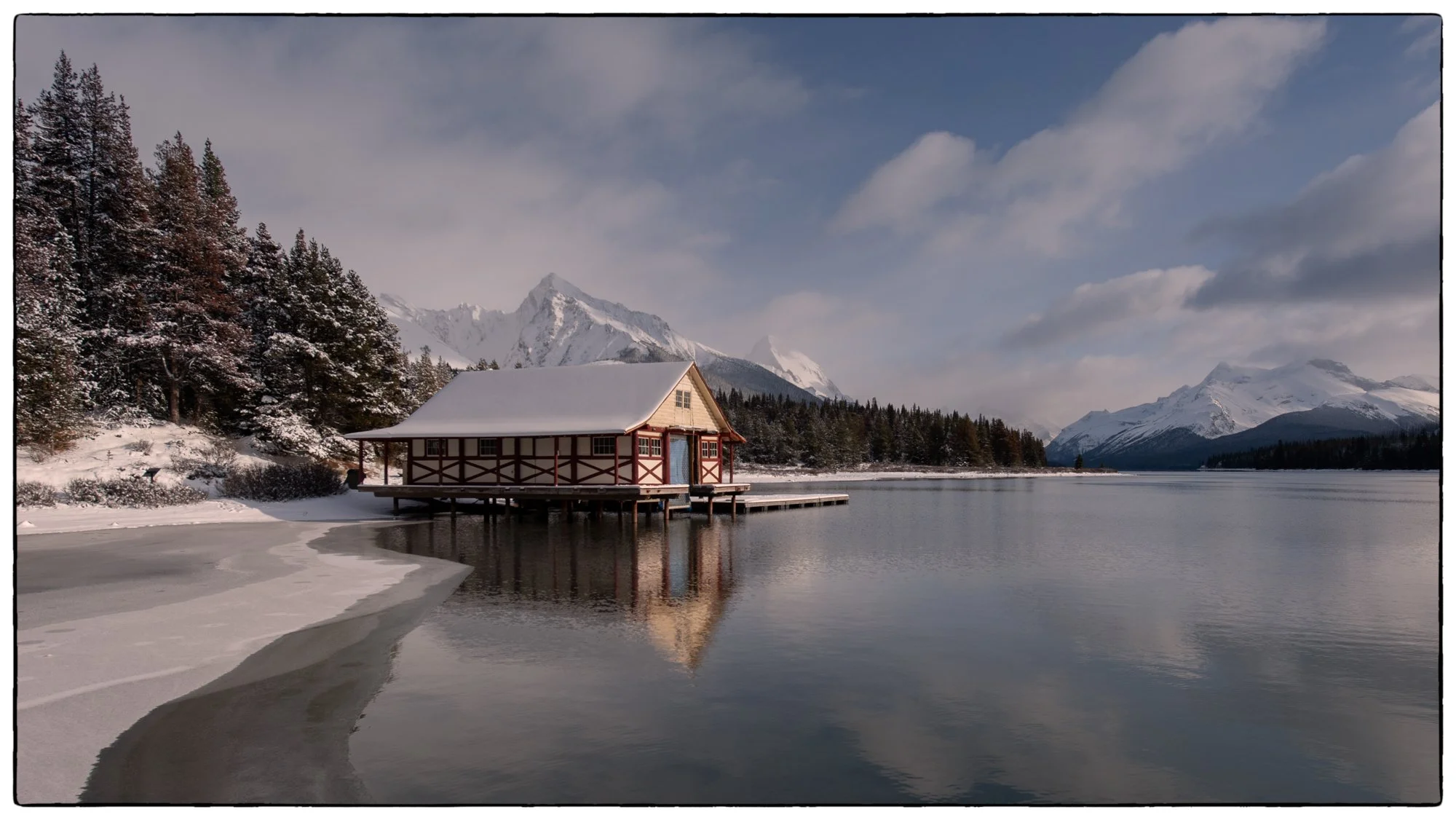 Maligne Lake.