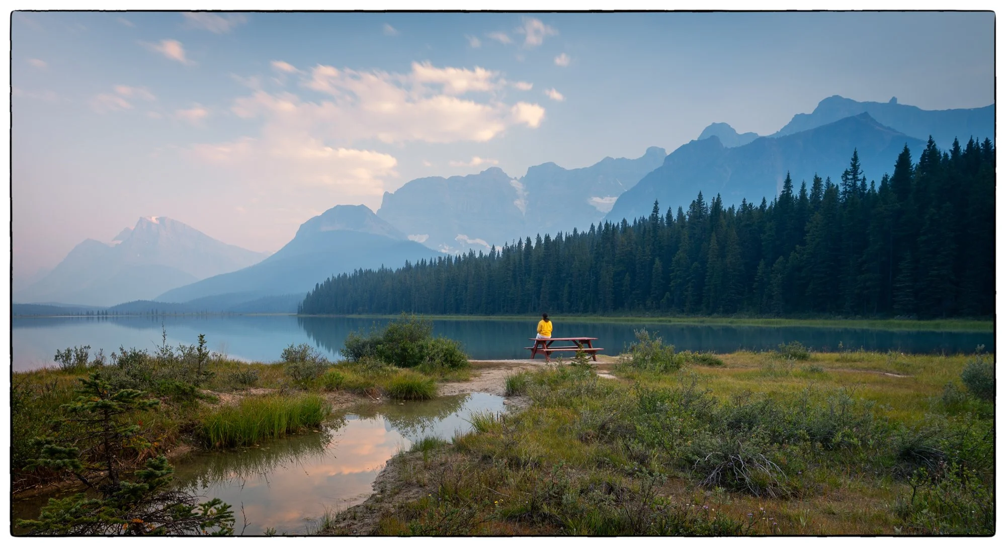 Upper Waterfowl lake 