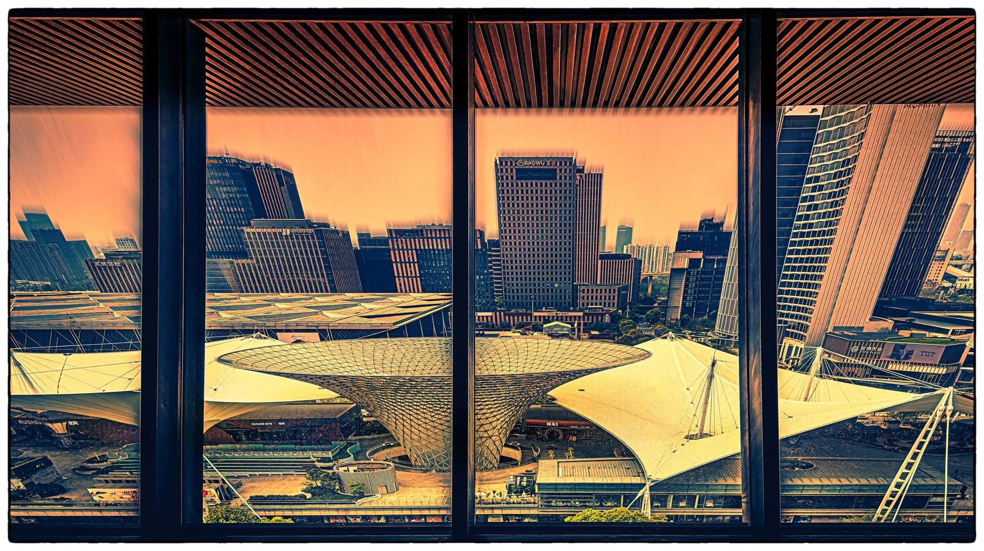 View from the new Art Gallery in Pudong.