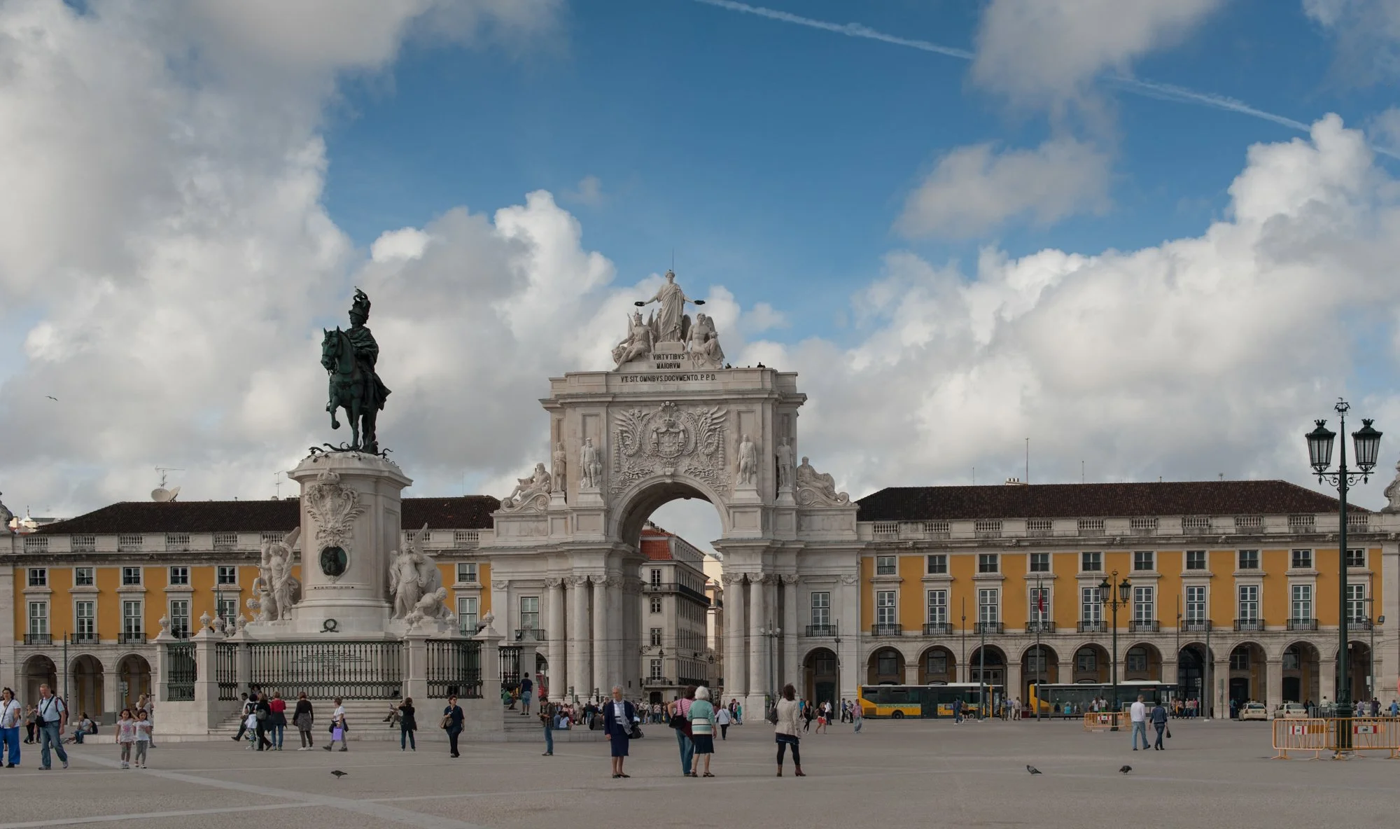 Lisbon Main Square. Praca do Comercio.