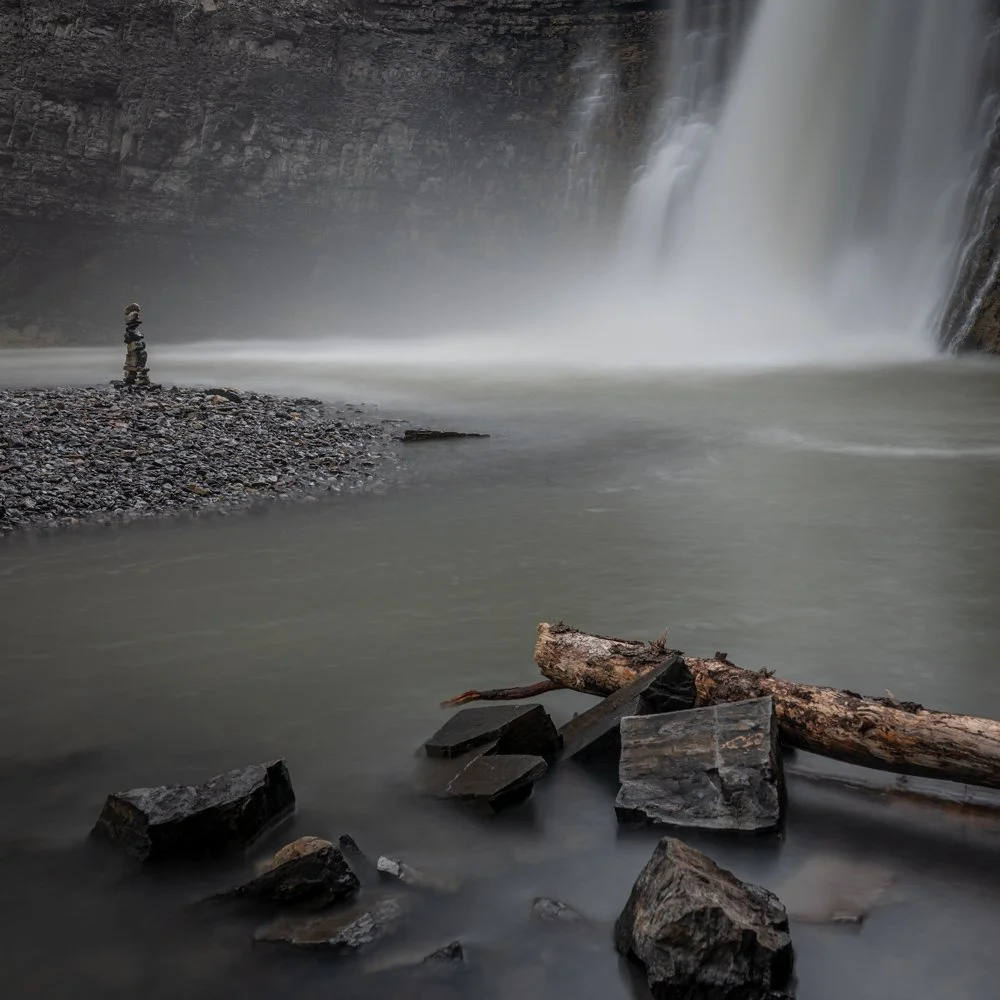 This was shot on the bottom of the first step of the Crescent Falls 