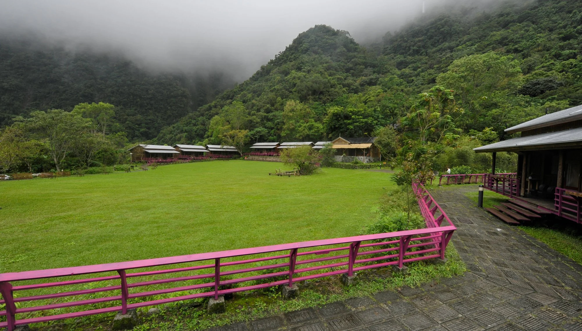 Taroko Village Hotel. Beautiful place to stay in the park