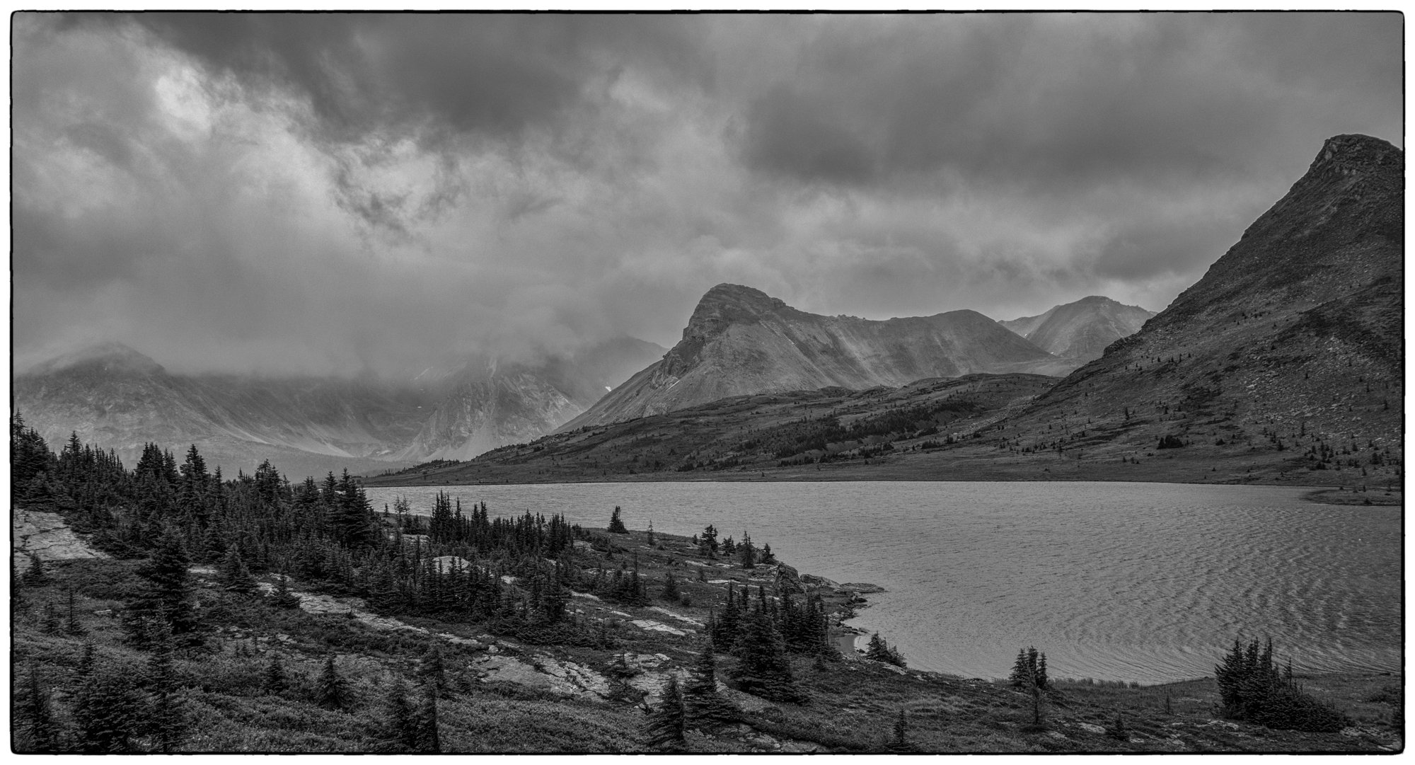 Coming on the Ptarmigan lake. 