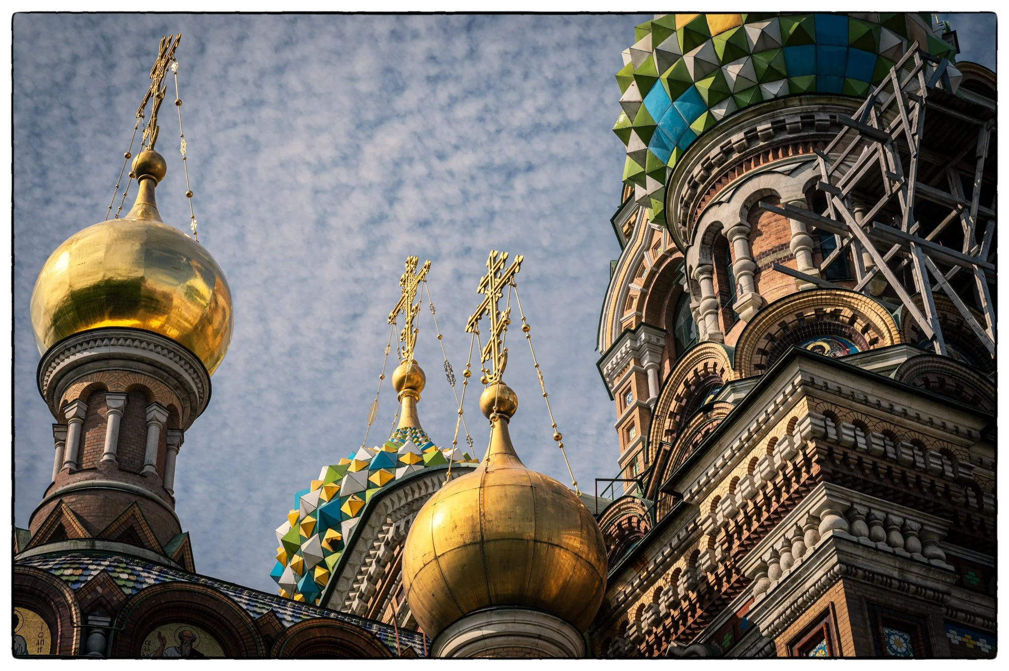  The Savior on the Spilled Blood church. Very interesting history of this church, why it was built, how it was built and how  it survived the Soviet time and being restored now. Amazing religious art and architecture! 