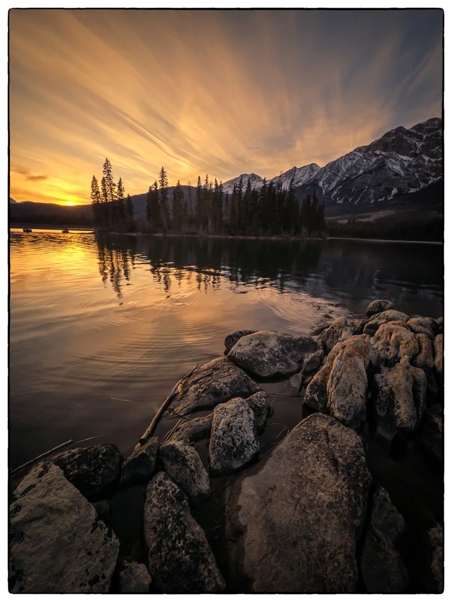 Sun Set at Pyramid lake