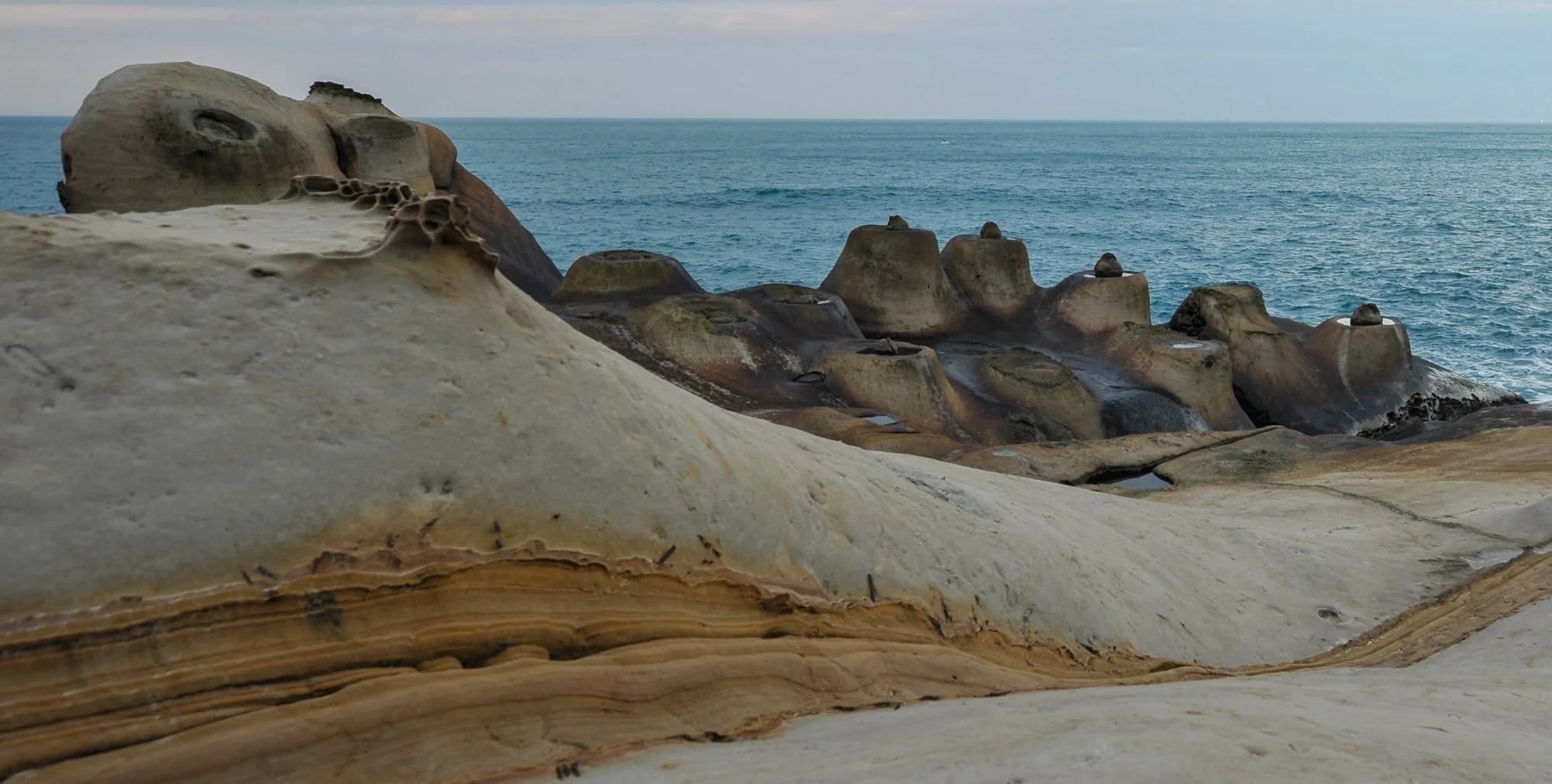 Yehliu Geopark. Detail.