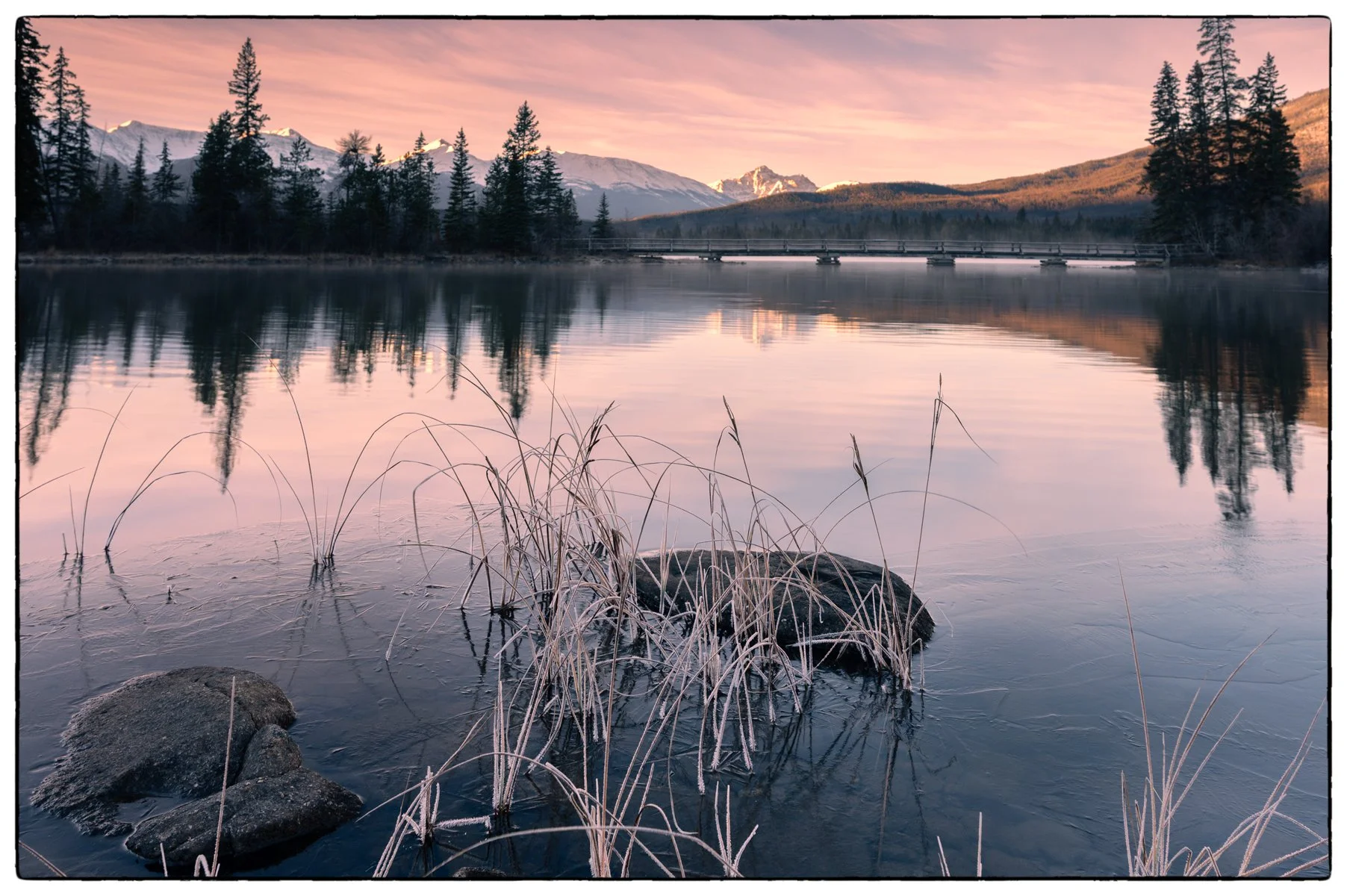 Sunrise at Pyramid lake