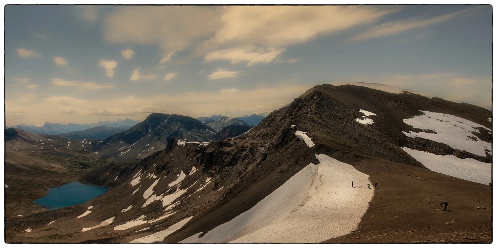 This is on the top of the Notch. Steep clime and spectacular views on the Skyline trail.