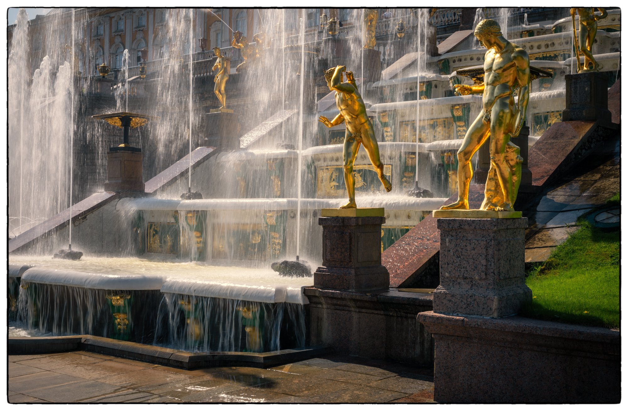 Here is the center peace of the main cascade.