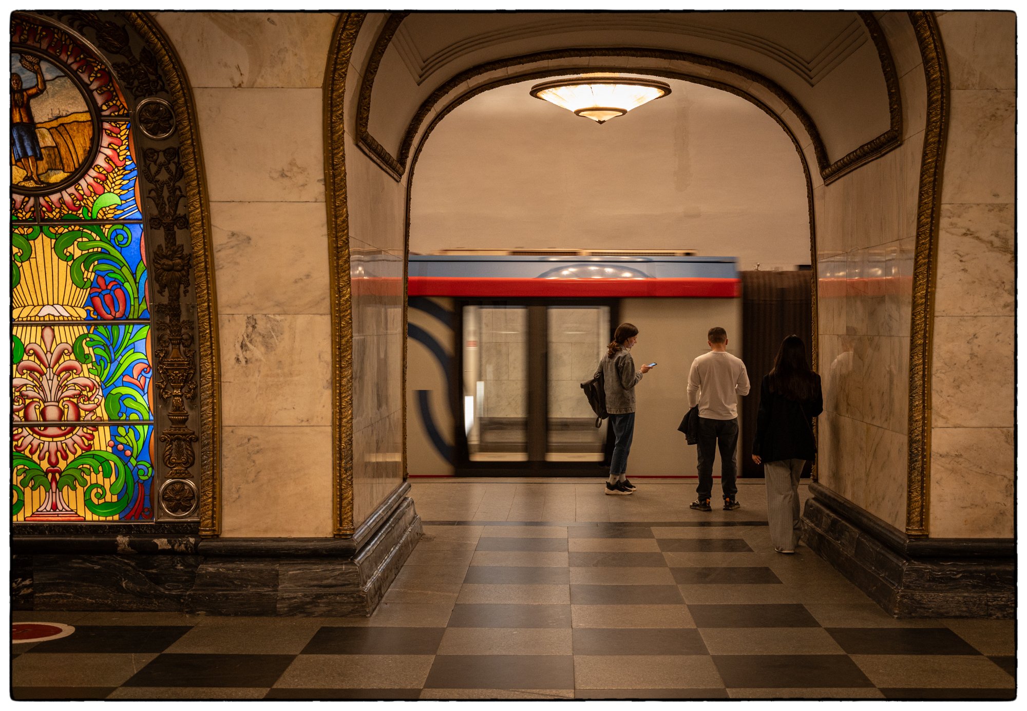 Metro Tour.  Belorussian Station.
