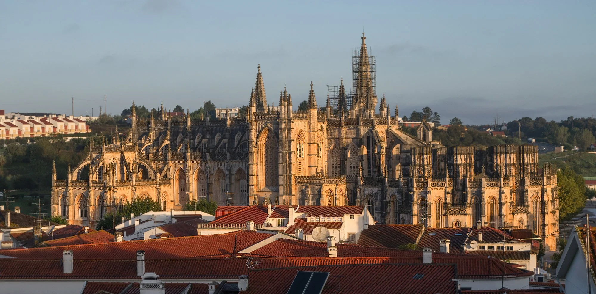 Batalha Monastery. Literally the Monastery of the Battle. This was the view from our hotel room window!