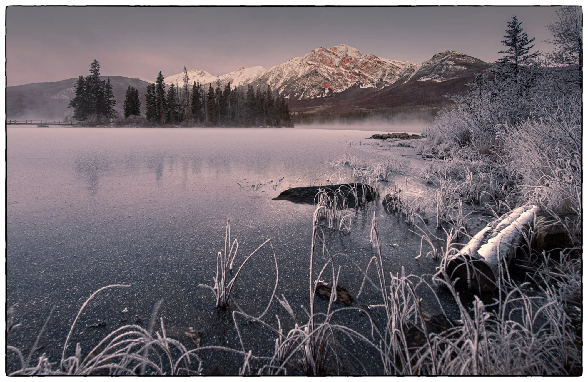Pyramid Lake. Just before sunrise.