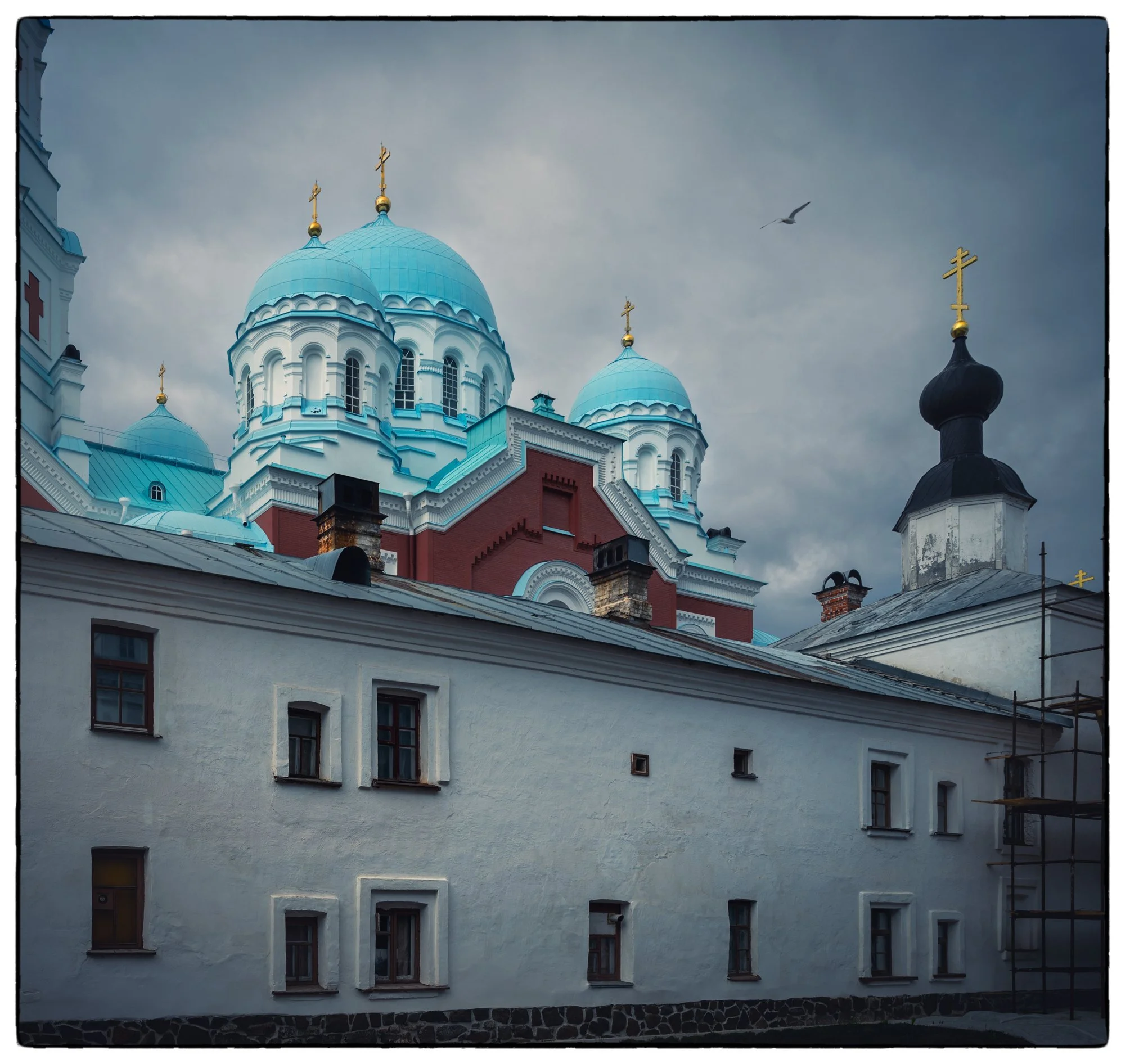 Valaam is an archipelago in the northern portion of Lake Ladoga . Monastery on the island.