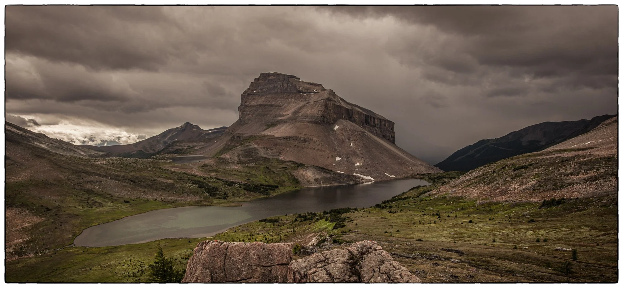 View on Ptarmigan lake looking South.