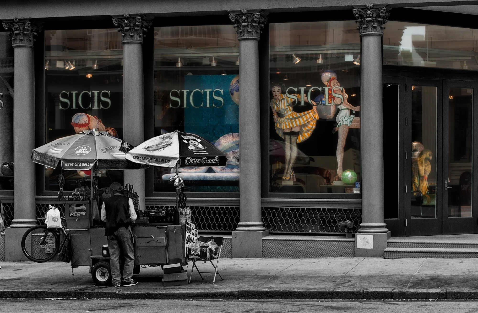Street vendor.