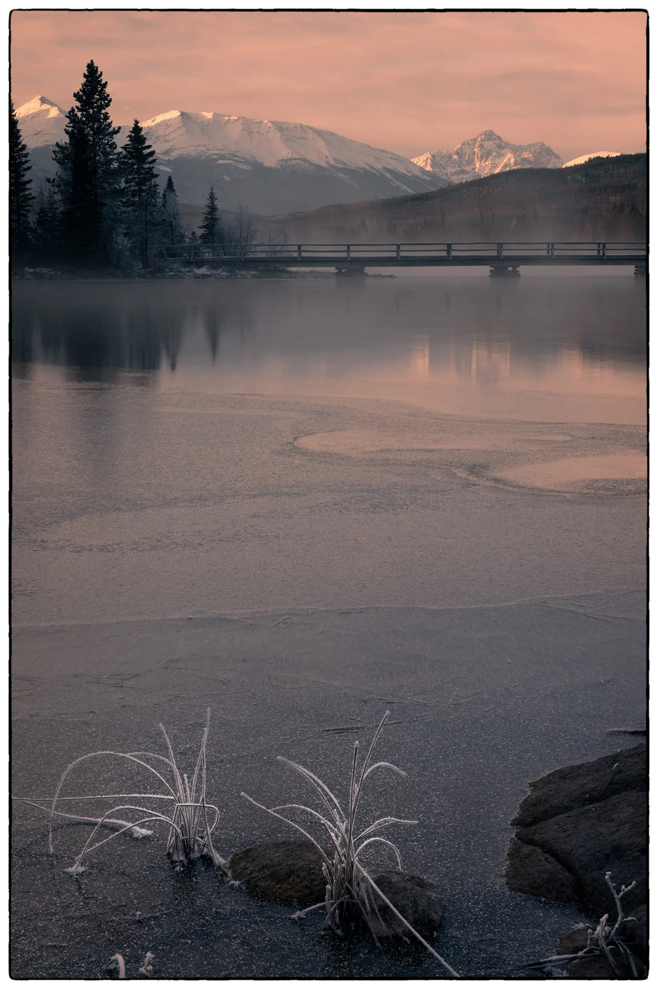 Pyramid Lake. Sunrise