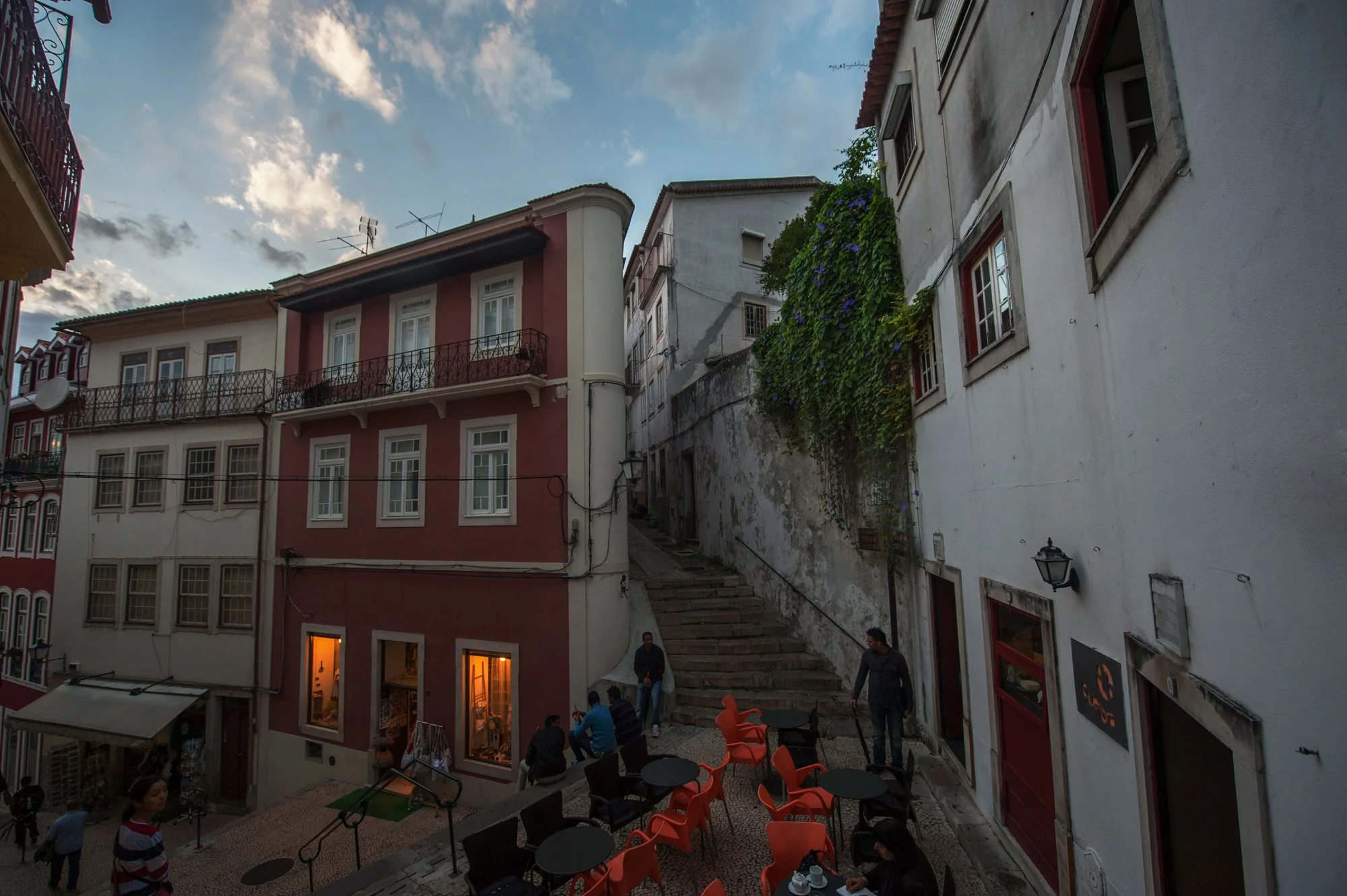 Streets after the sunset.
