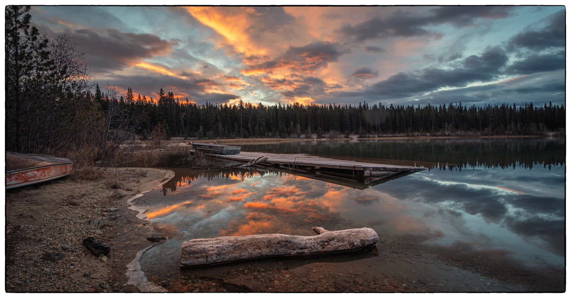 Patricia Lake. Sunrise.