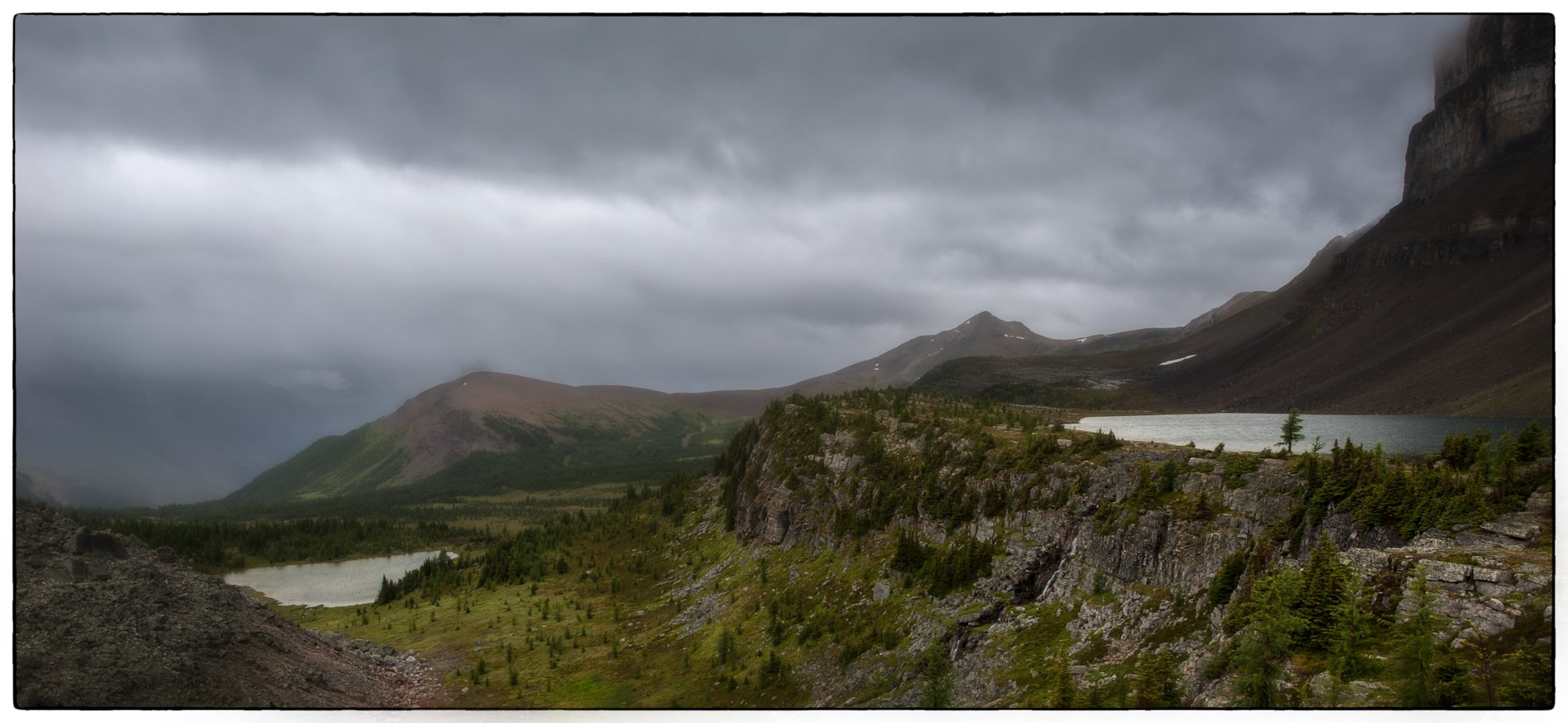 View on Redoubt lake.