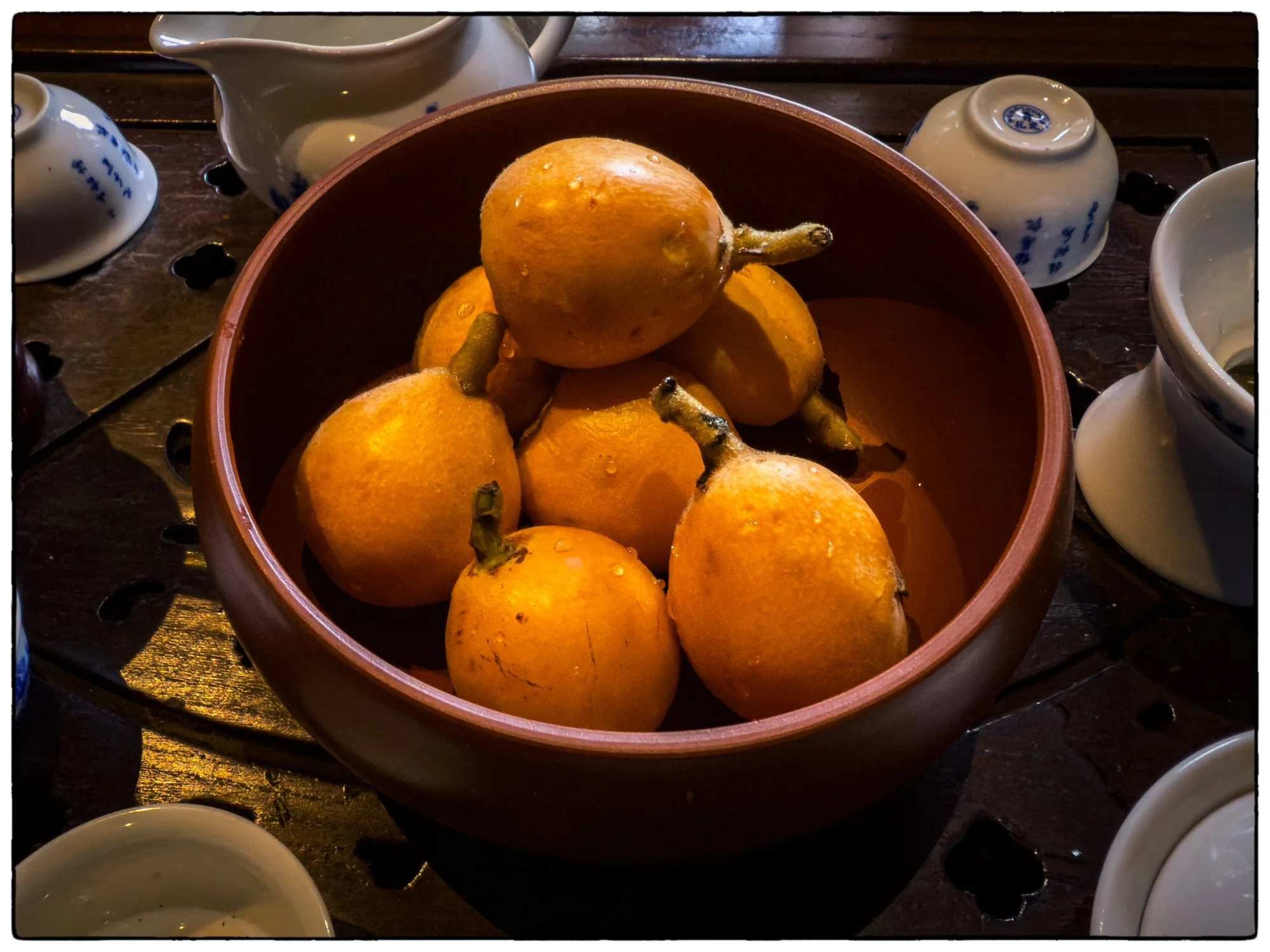 Local fruits were ripe and tasty.