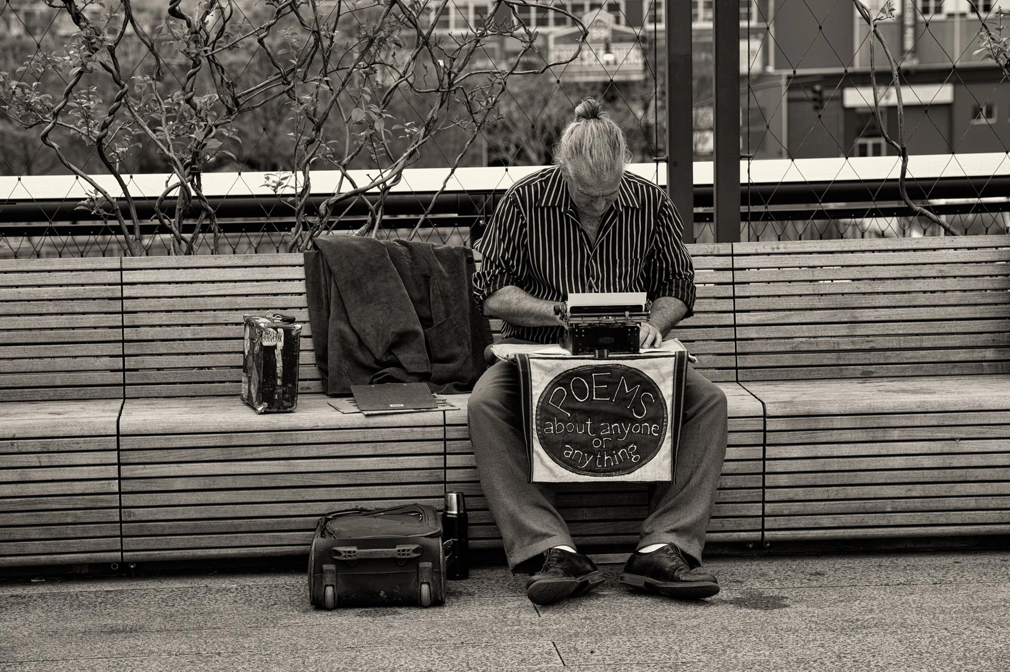High Line, we got a poem written for us by this gentlemen.