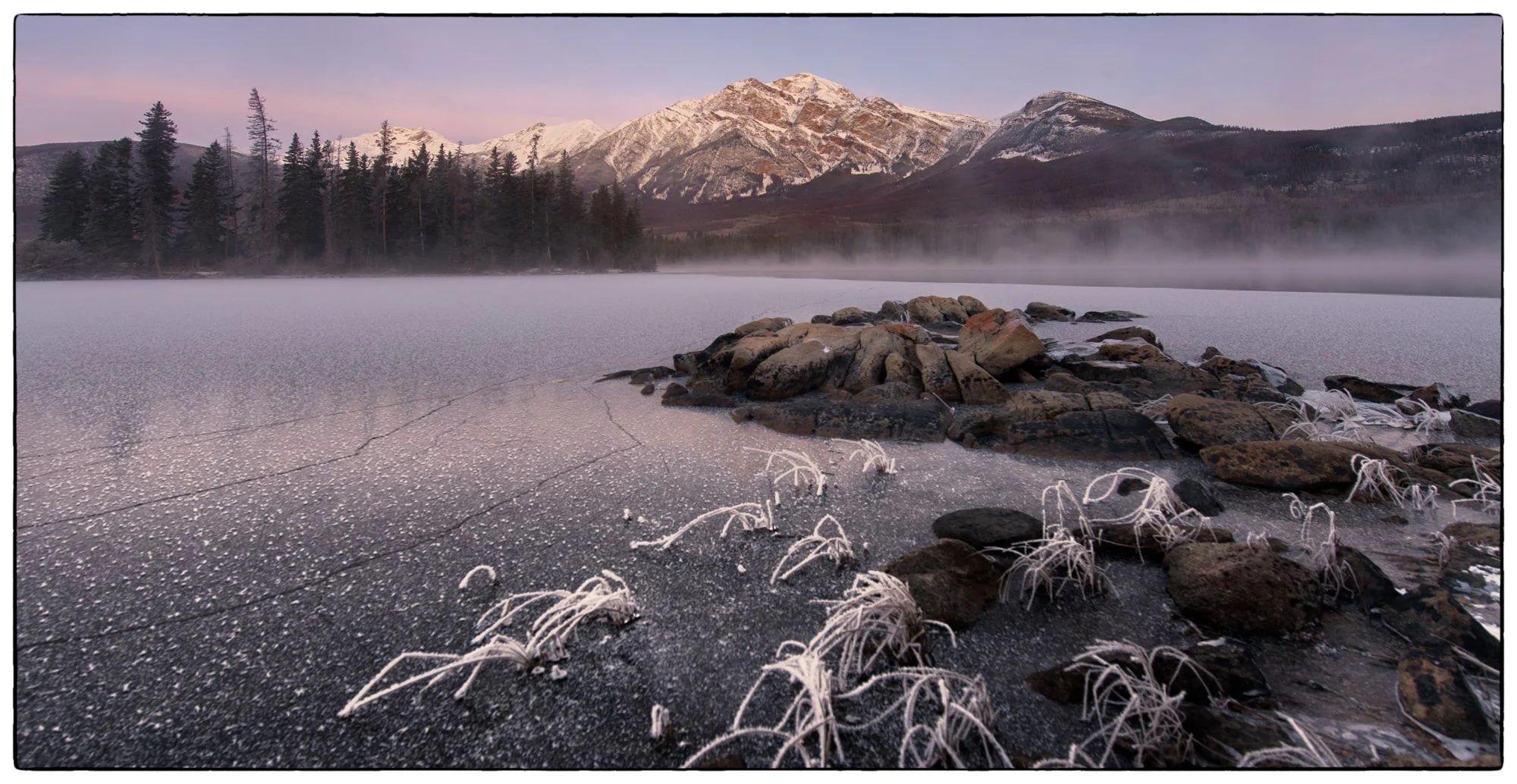 Pyramid Lake. Just before sunrise.