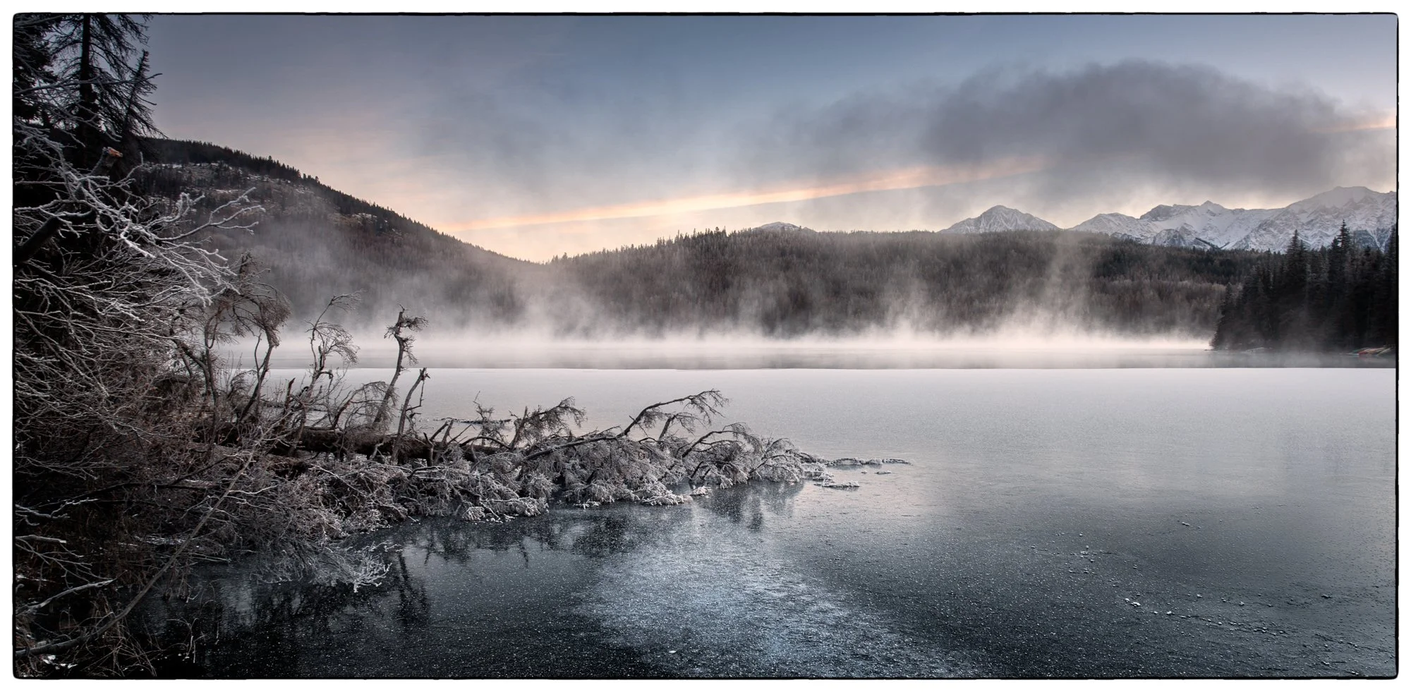 Pyramid Lake. Just before sunrise.