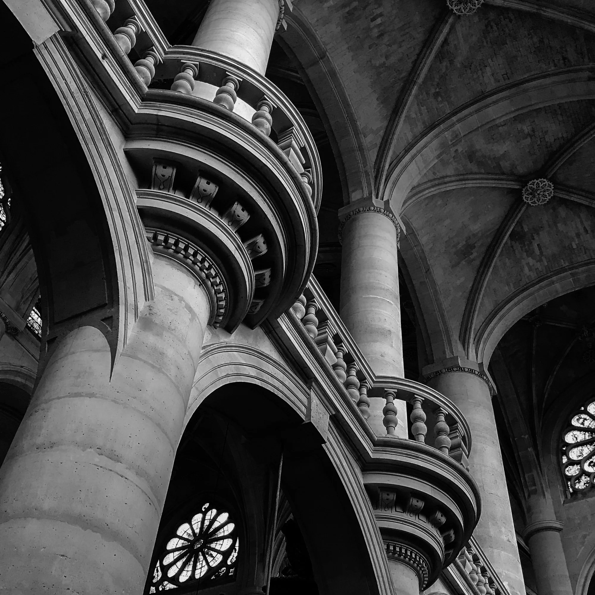Saint-Étienne-du-Mont Church inside.
