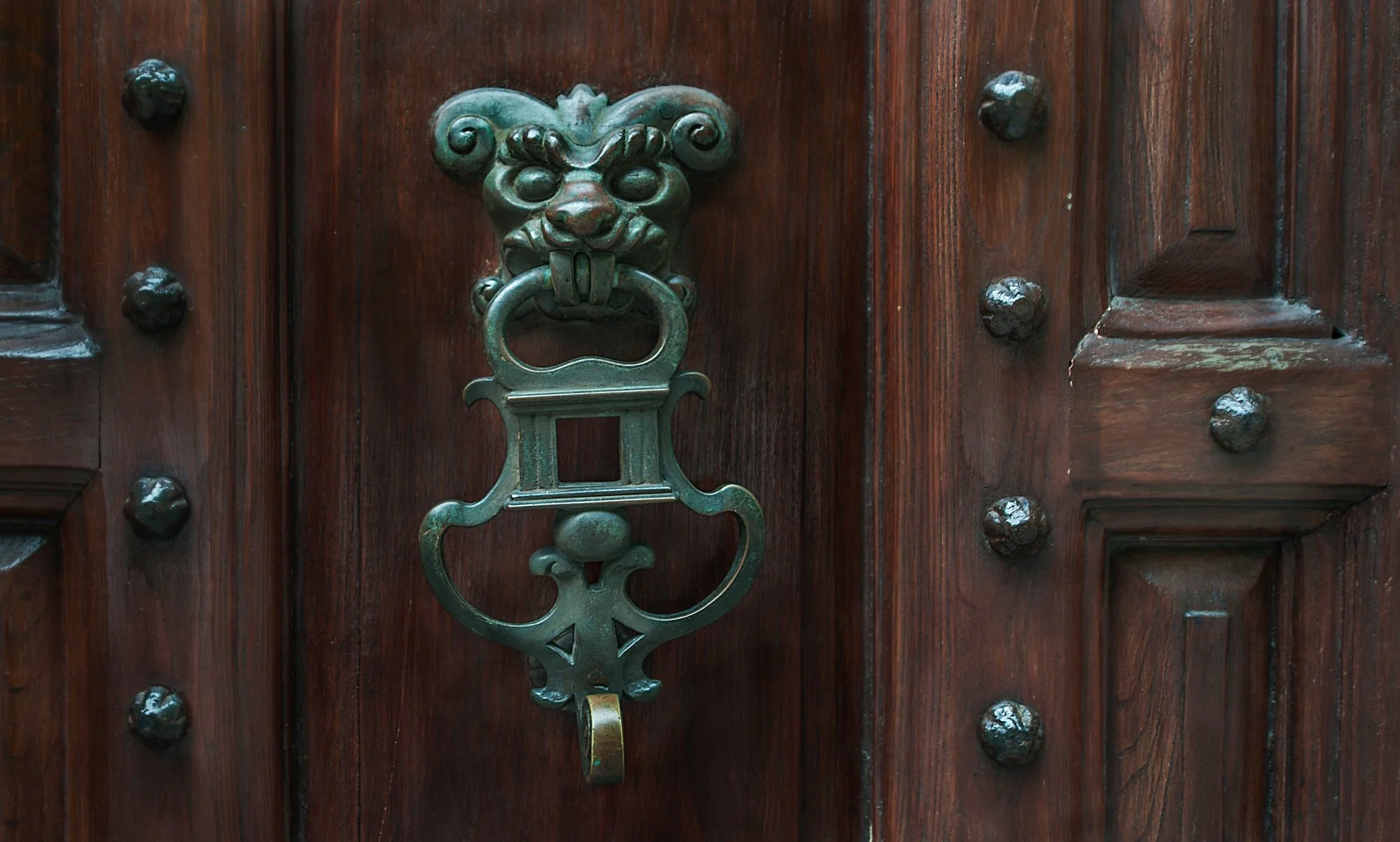The door knob.