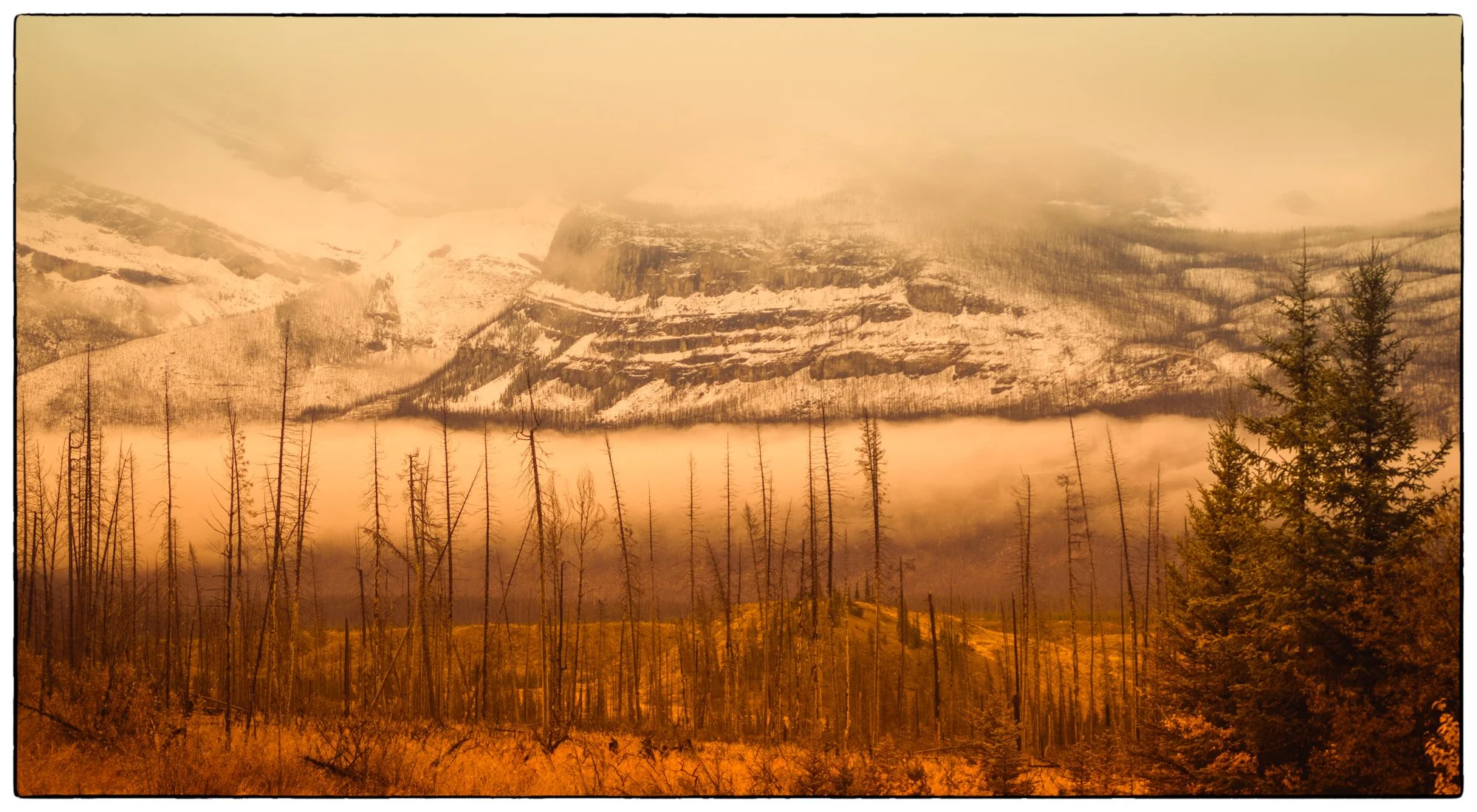 David Thompson Highway in September.