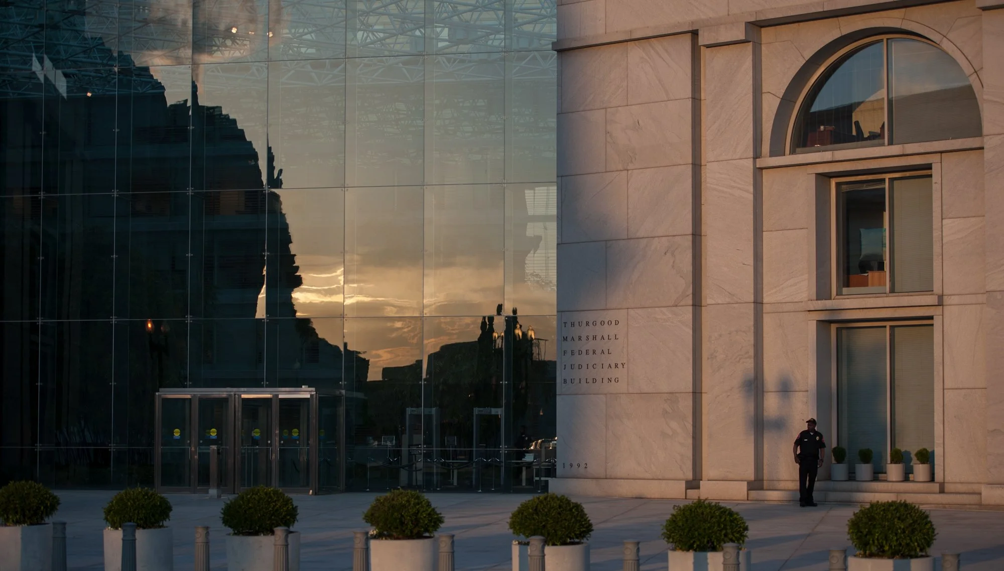 Evening in Washington.