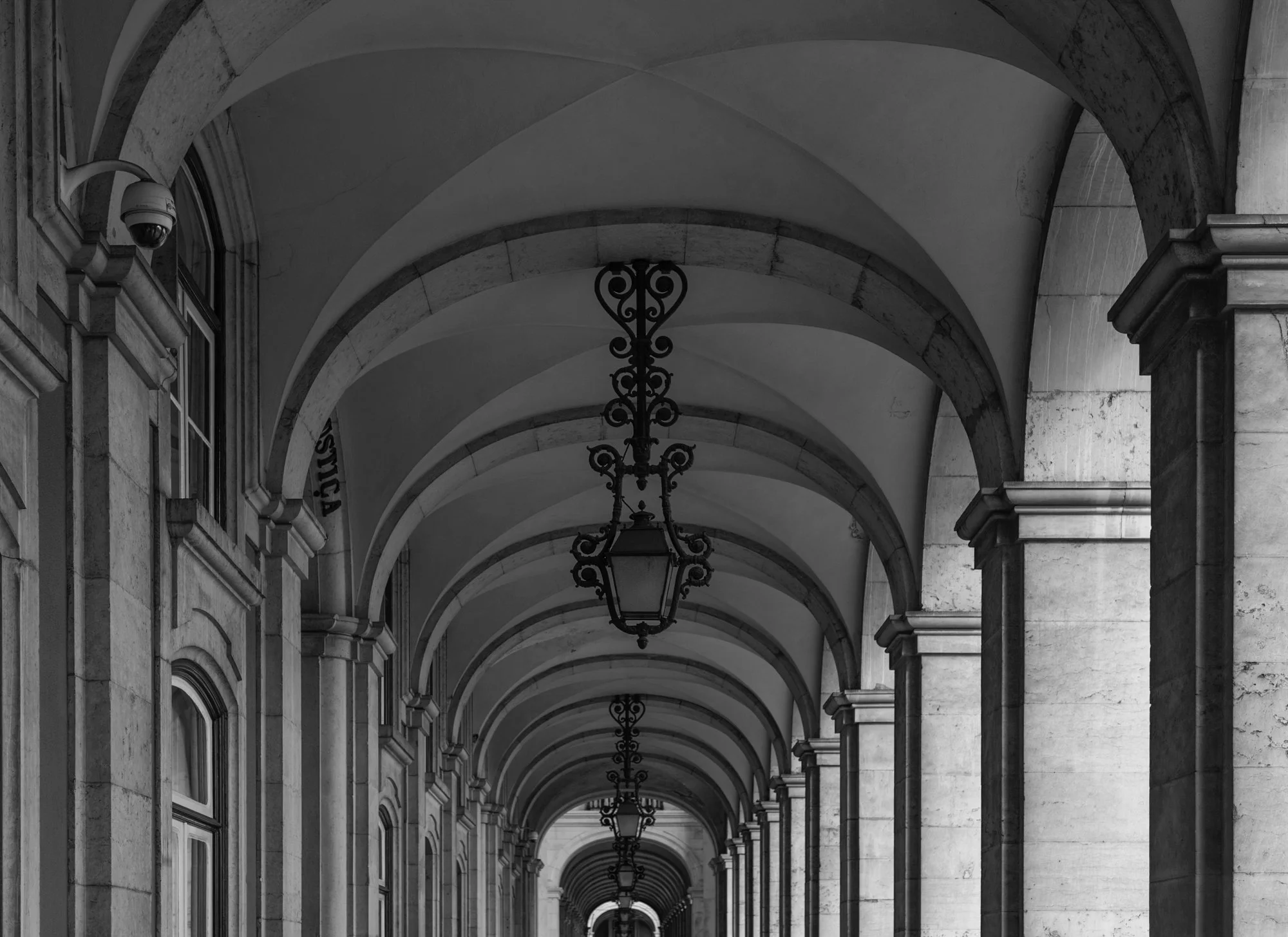 Walking the streets of Lisbon.