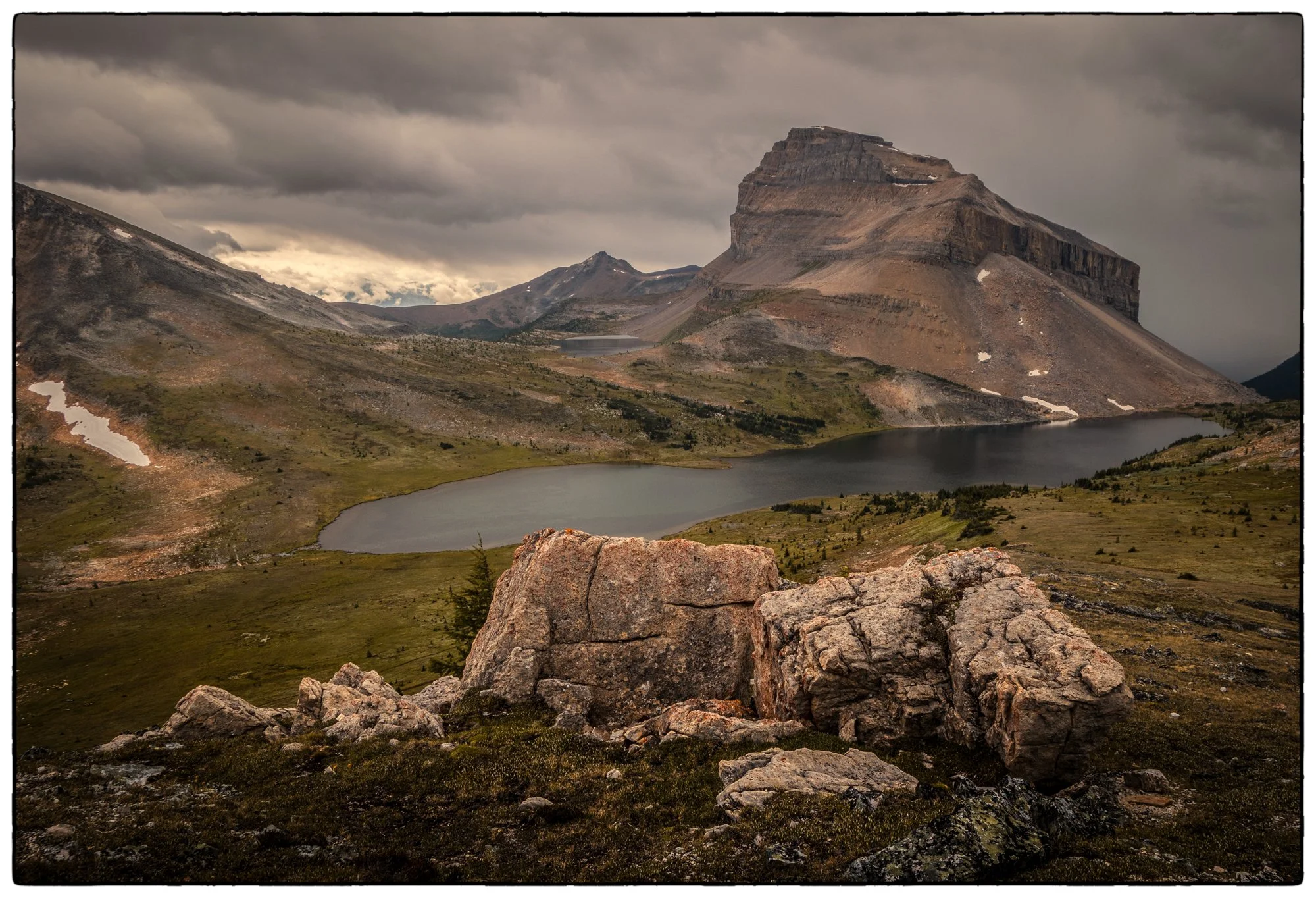 View on Ptarmigan lake looking South.