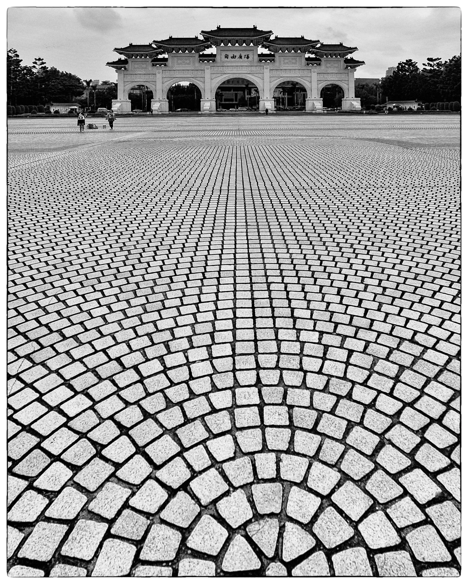 This is a square of the National Chiang Kai-shek Memorial.