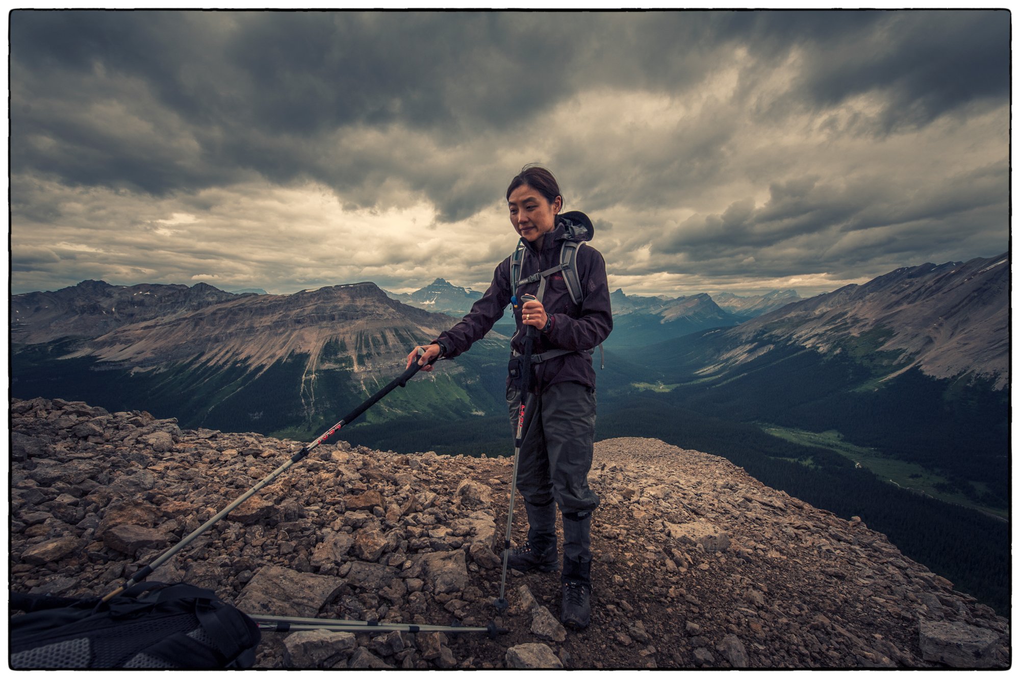 Summit of the Skoki Mountain.