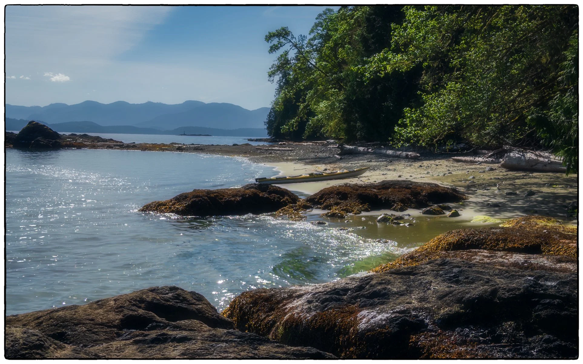 Kayaking at Broken Group Islands National Park
